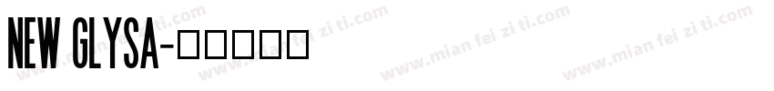 New Glysa字体转换